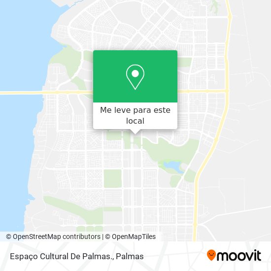 Espaço Cultural De Palmas. mapa