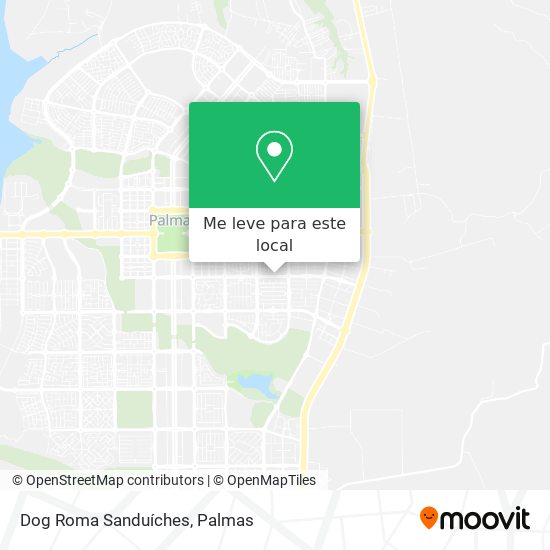 Dog Roma Sanduíches mapa