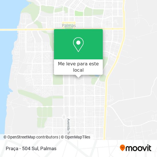 Praça - 504 Sul mapa