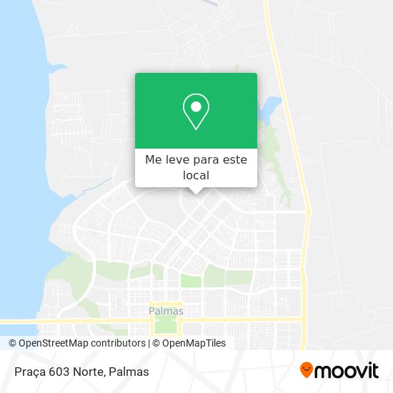 Praça 603 Norte mapa