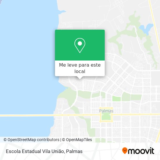 Escola Estadual Vila União mapa