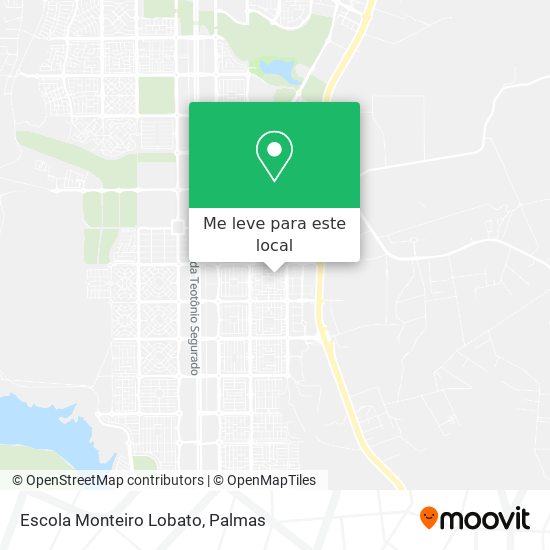 Escola Monteiro Lobato mapa