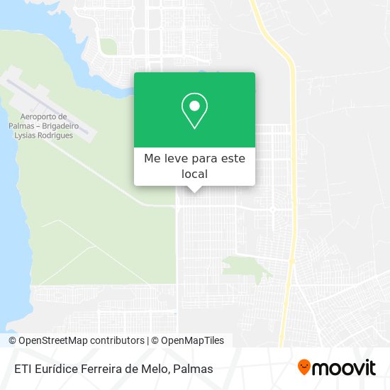 ETI Eurídice Ferreira de Melo mapa