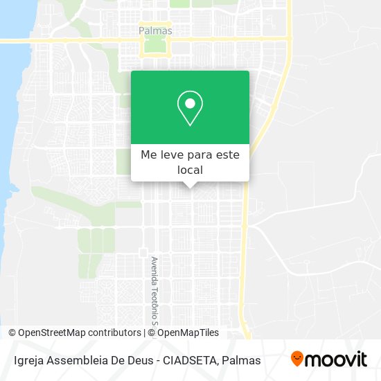 Igreja Assembleia De Deus - CIADSETA mapa