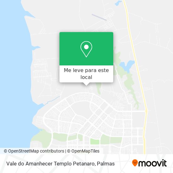 Vale do Amanhecer Templo Petanaro mapa