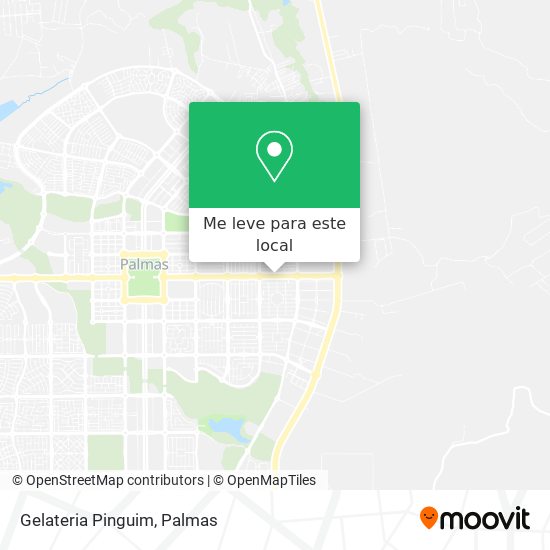 Gelateria Pinguim mapa