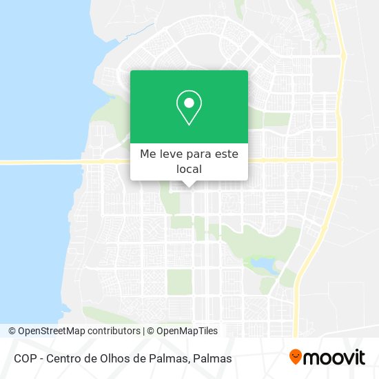 COP - Centro de Olhos de Palmas mapa