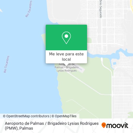 Aeroporto de Palmas / Brigadeiro Lysias Rodrigues (PMW) mapa