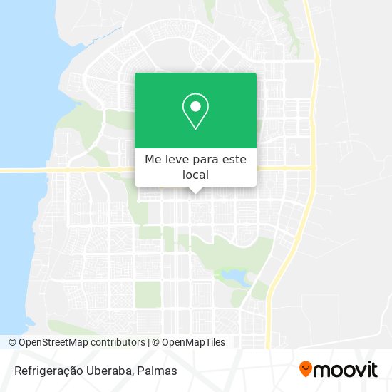 Refrigeração Uberaba mapa