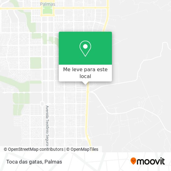 Toca das gatas mapa