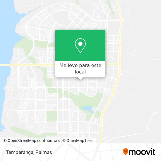 Temperança mapa