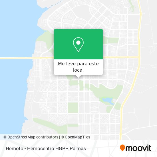 Hemoto - Hemocentro HGPP mapa