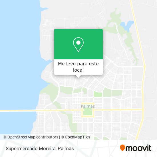 Supermercado Moreira mapa