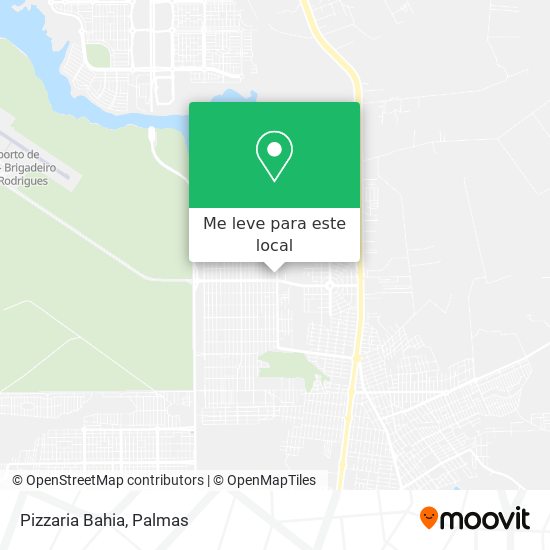 Pizzaria Bahia mapa