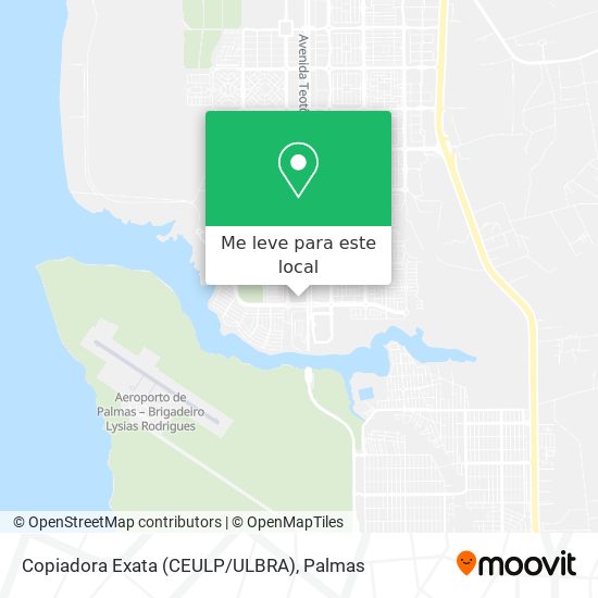 Copiadora Exata (CEULP/ULBRA) mapa