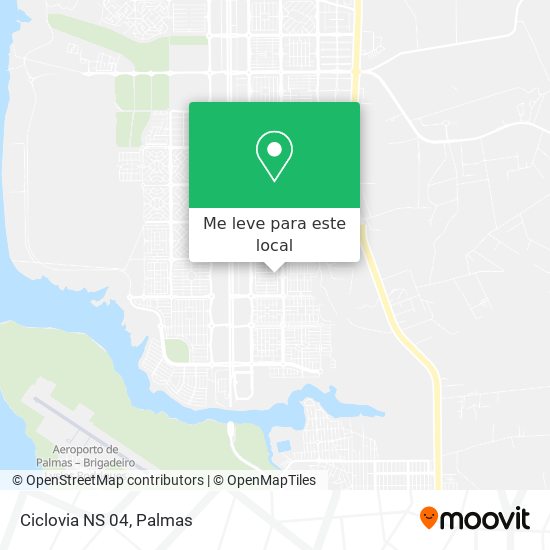 Ciclovia NS 04 mapa