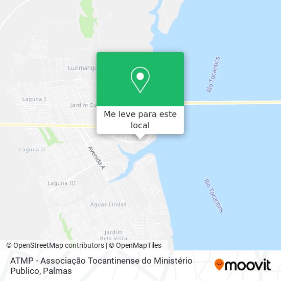 ATMP - Associação Tocantinense do Ministério Publico mapa