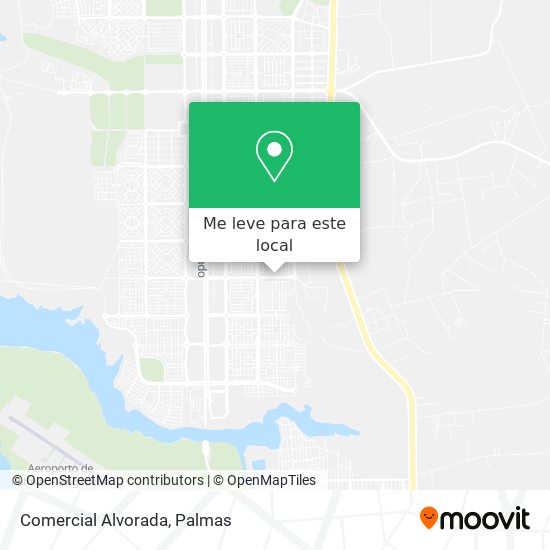 Comercial Alvorada mapa