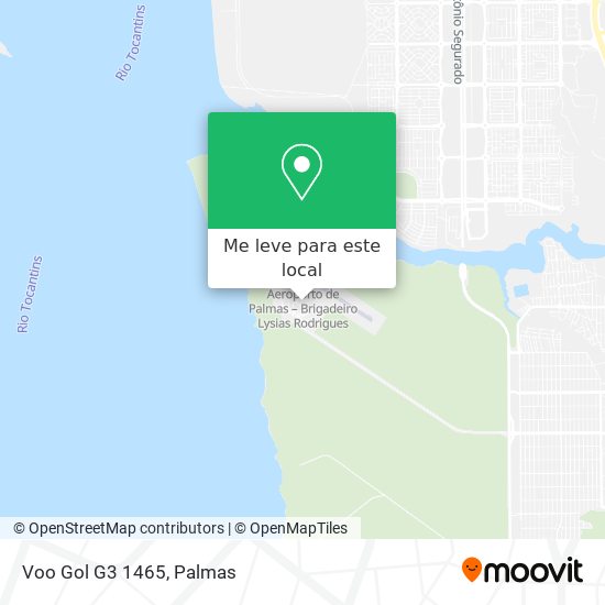 Voo Gol G3 1465 mapa