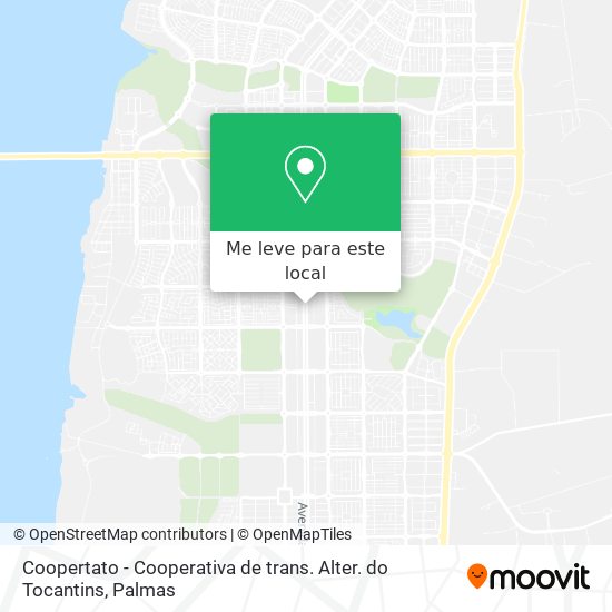 Coopertato - Cooperativa de trans. Alter. do Tocantins mapa