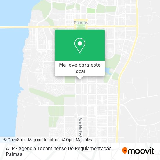 ATR - Agência Tocantinense De Regulamentação mapa