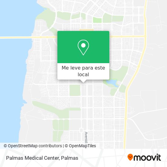 Palmas Medical Center mapa