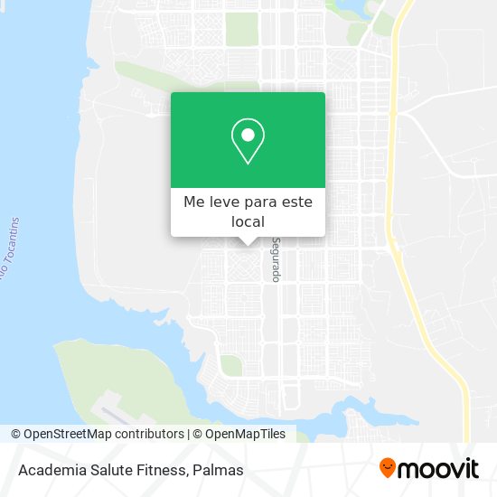 Academia Salute Fitness mapa