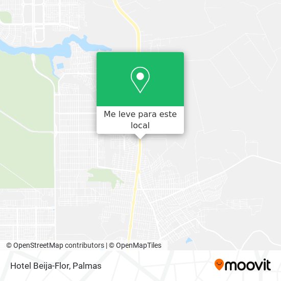 Hotel Beija-Flor mapa