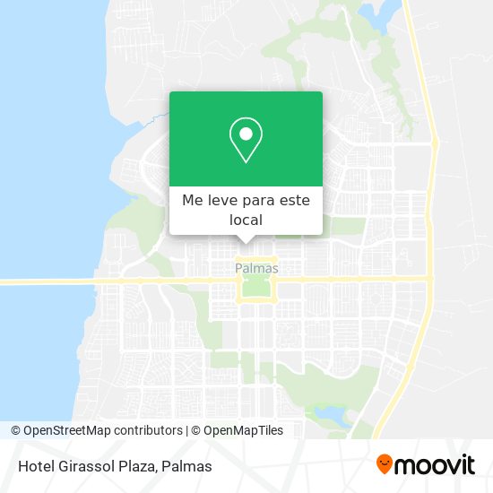 Hotel Girassol Plaza mapa