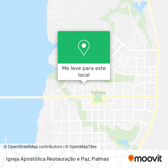 Igreja Apostólica Restauração e Paz mapa