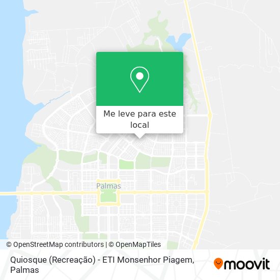 Quiosque (Recreação) - ETI Monsenhor Piagem mapa
