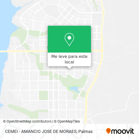 CEMEI - AMANCIO JOSE DE MORAES mapa