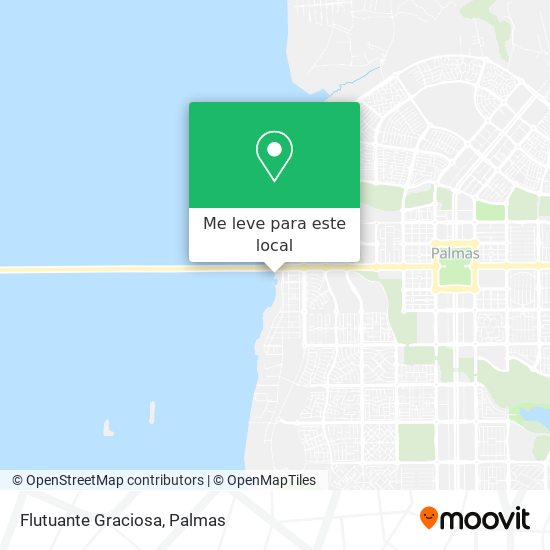 Flutuante Graciosa mapa