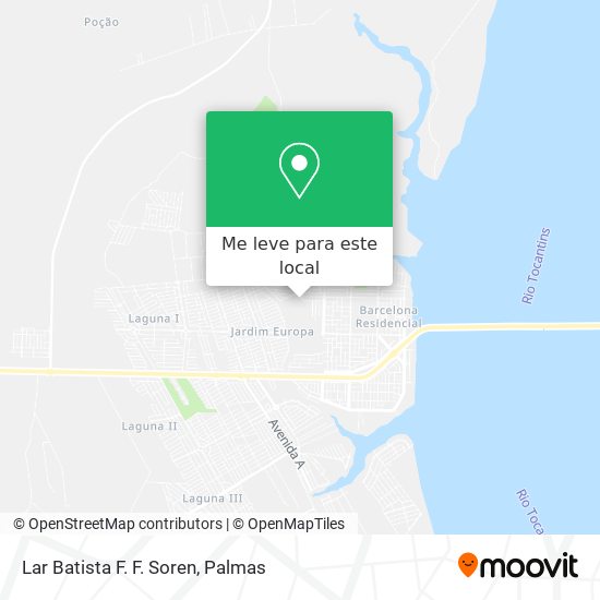Lar Batista F. F. Soren mapa