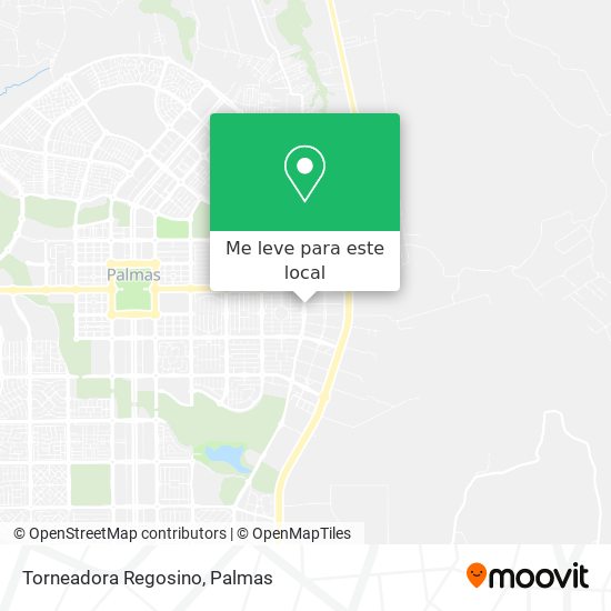 Torneadora Regosino mapa