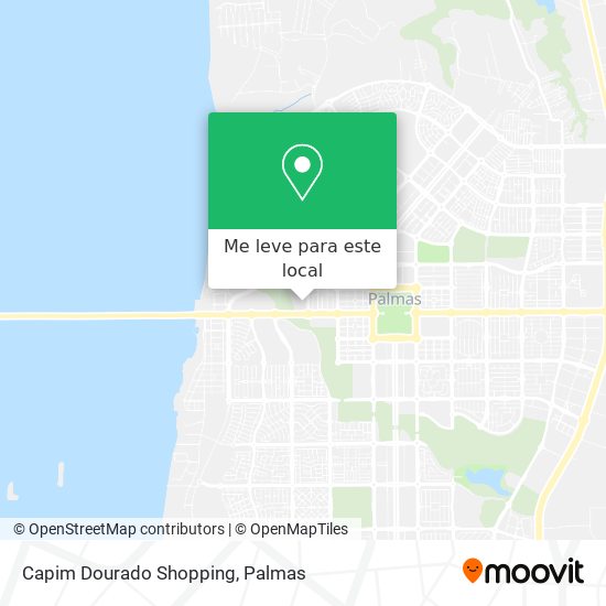 Capim Dourado Shopping mapa