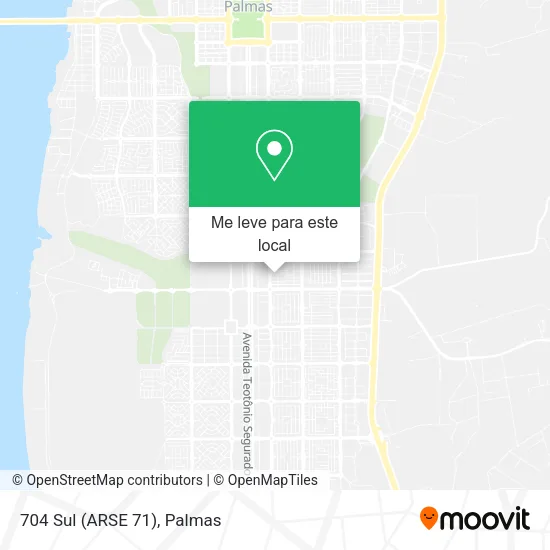704 Sul (ARSE 71) mapa