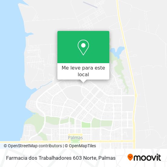 Farmacia dos Trabalhadores 603 Norte mapa