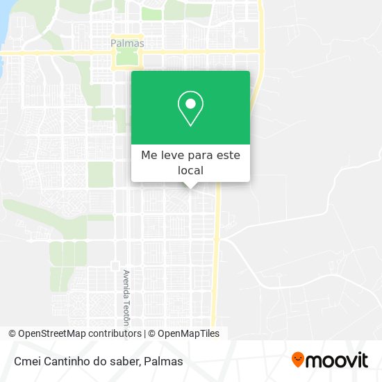 Cmei Cantinho do saber mapa