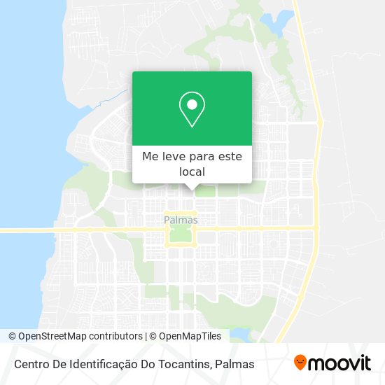 Centro De Identificação Do Tocantins mapa