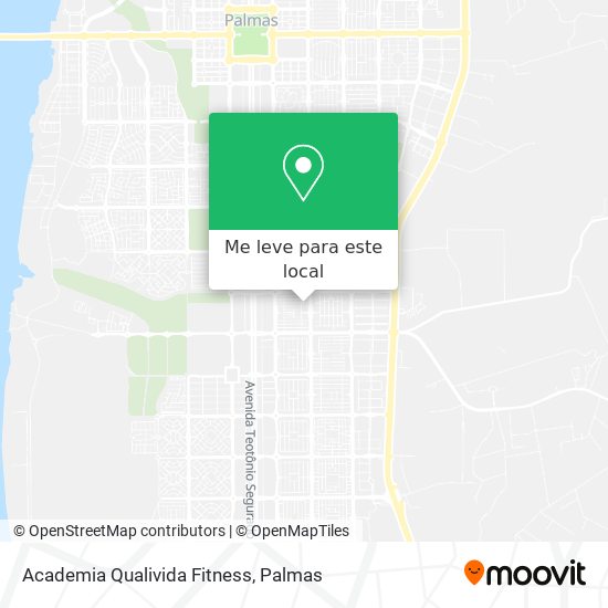 Academia Qualivida Fitness mapa