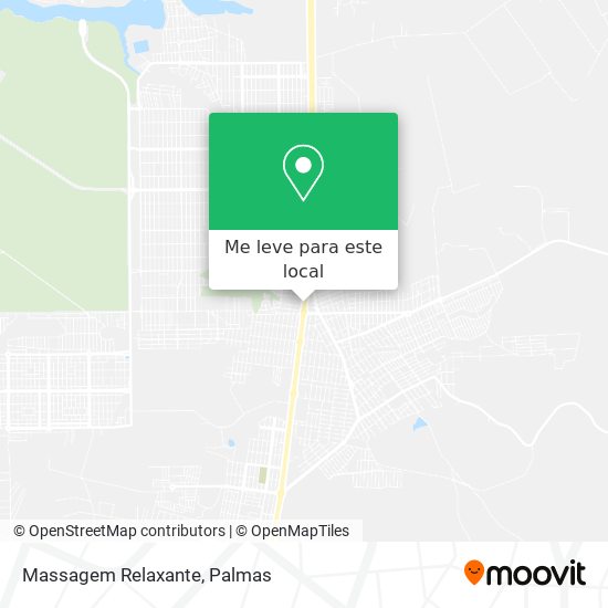 Massagem Relaxante mapa
