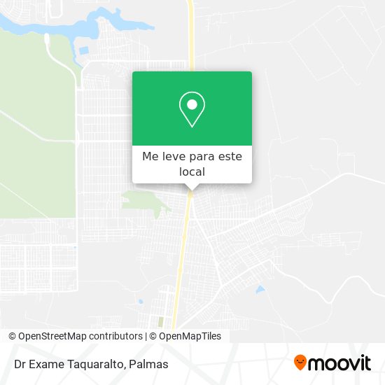 Dr Exame Taquaralto mapa