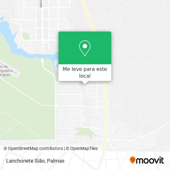 Lanchonete Sião mapa