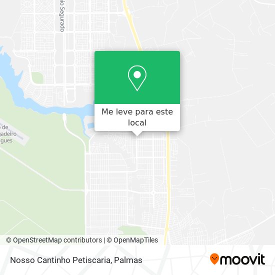 Nosso Cantinho Petiscaria mapa