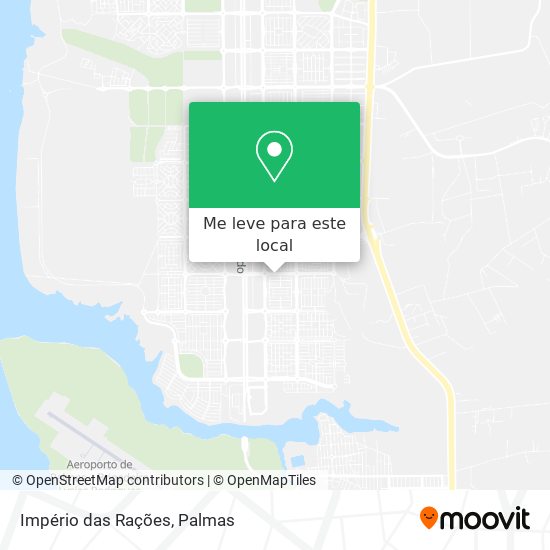 Império das Rações mapa