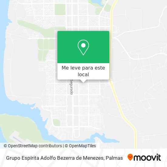 Grupo Espírita Adolfo Bezerra de Menezes mapa