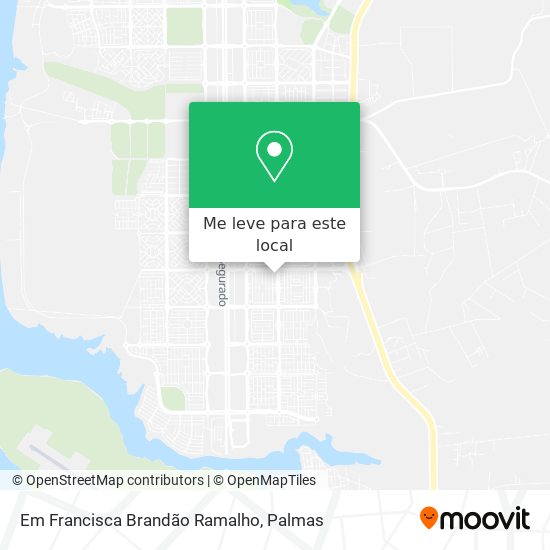 Em Francisca Brandão Ramalho mapa