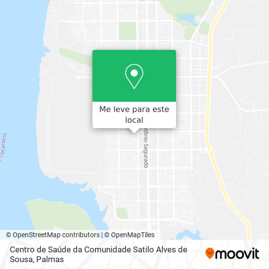 Centro de Saúde da Comunidade Satilo Alves de Sousa mapa
