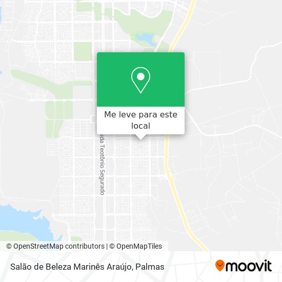 Salão de Beleza Marinês Araújo mapa